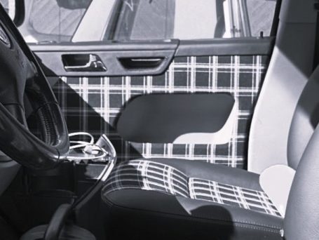 Blick auf geschlossene Beifahrertür innen